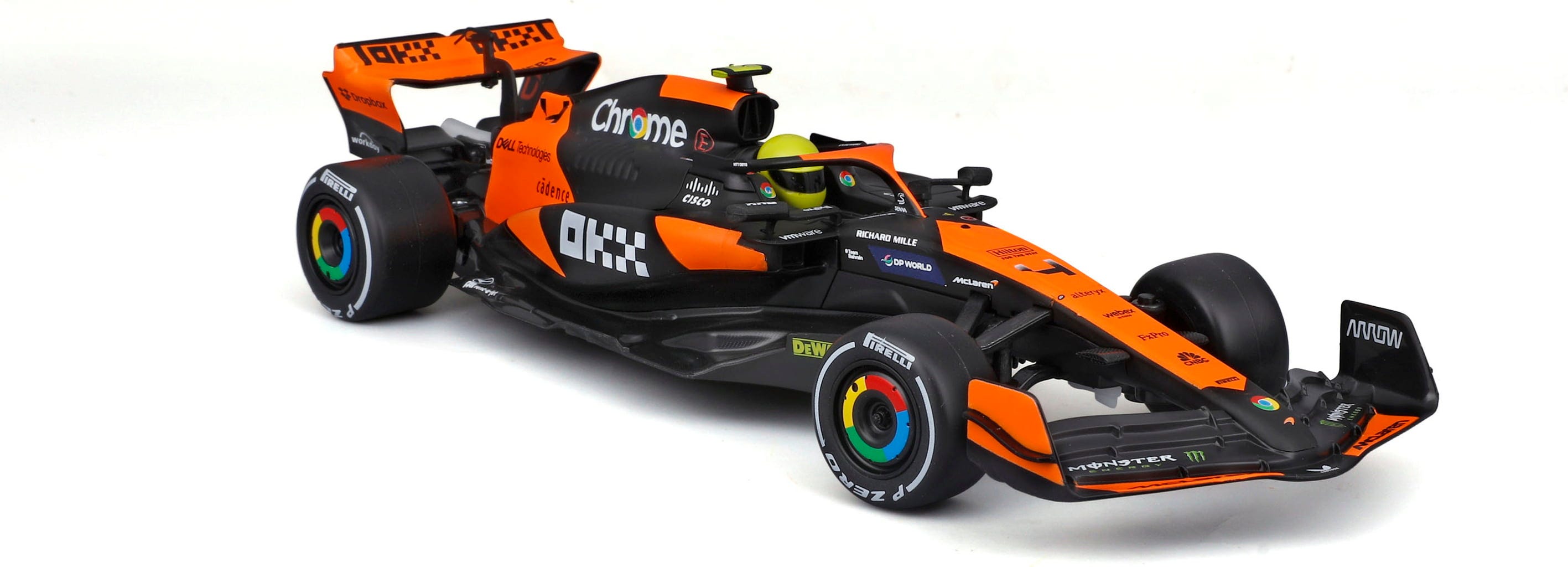 Premium Radiostyrd F1 Mclaren Norris 2024 Skala 1:242.4GHZ - 3