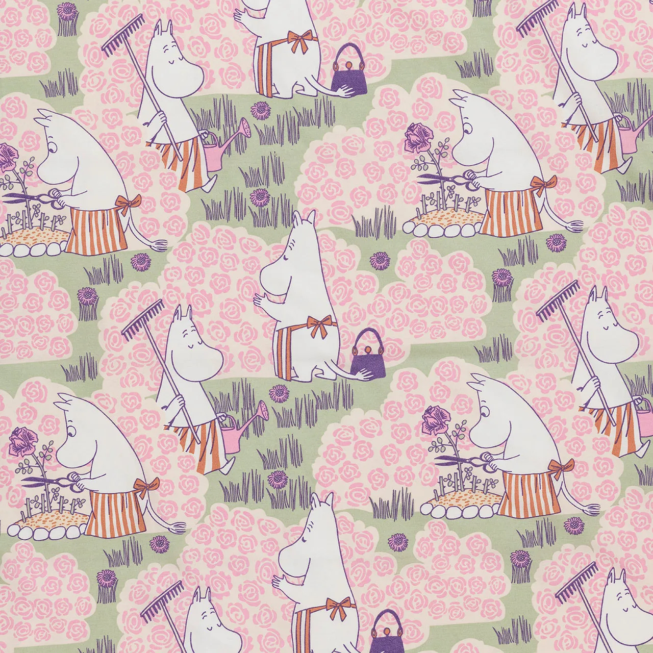 Mumin Bäddset 150x210 cm - Rosenträdgård - 2