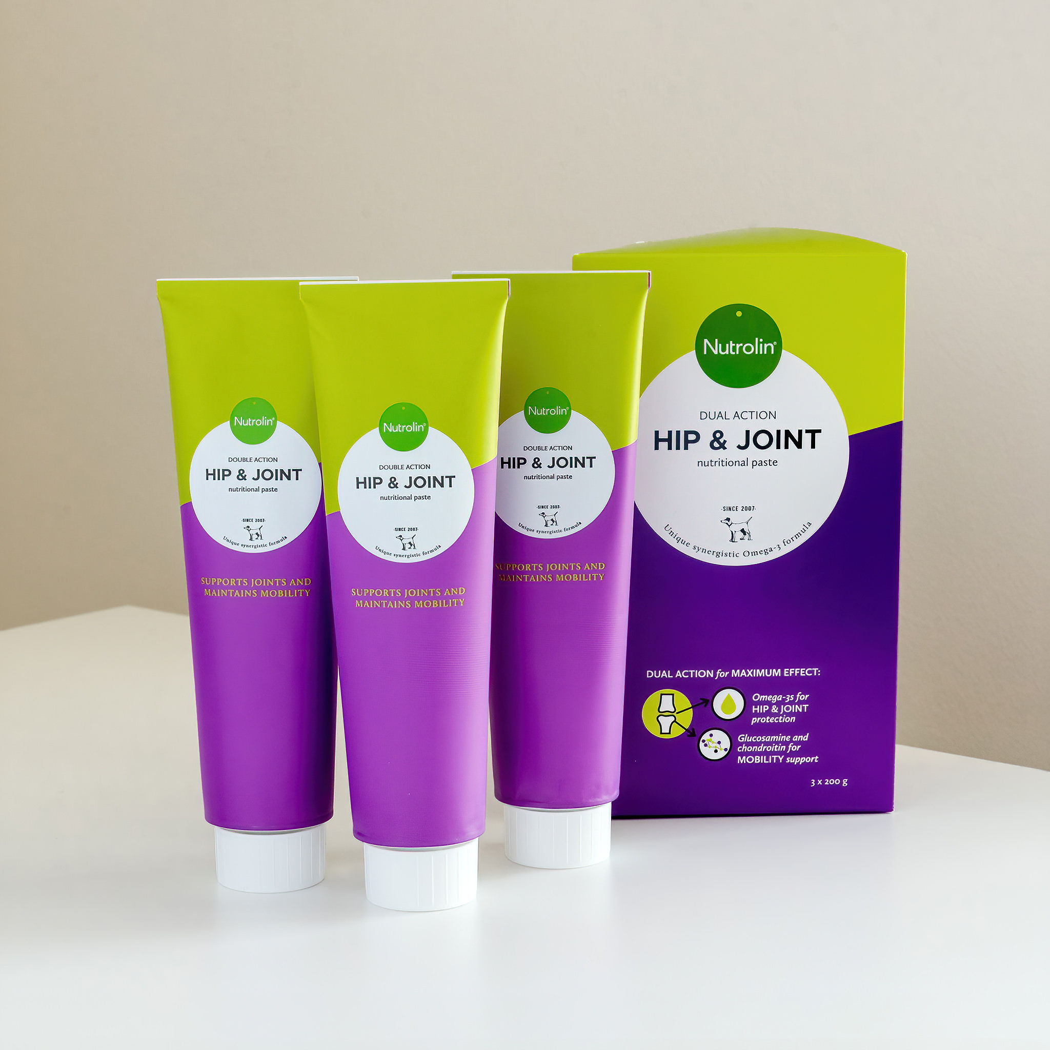 Nutrolin® HIP & JOINT-pasta  – hög halt omega-3-fettsyror