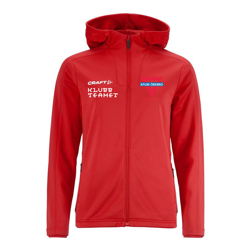 Craft Evolve 2.0 Brushed Hood Jacket Ledare Dam (KFUM Örebro)