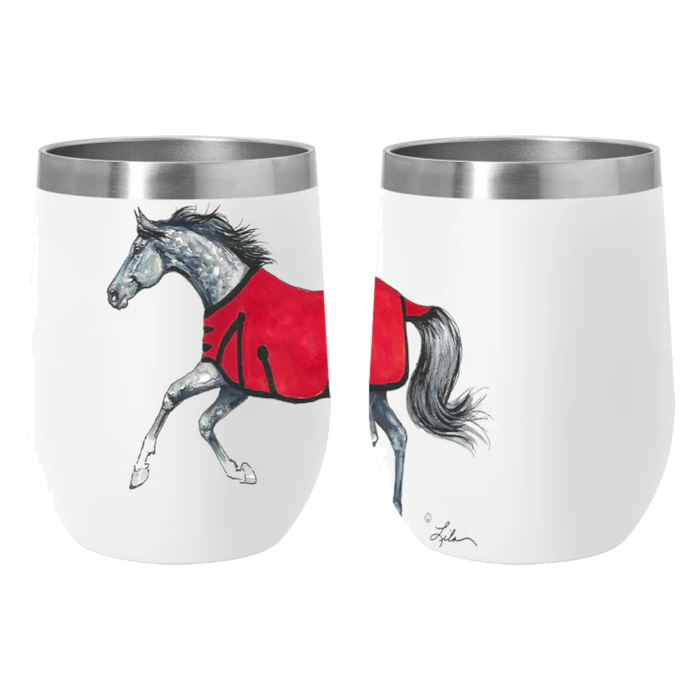Wine Tumbler AWST Intl Hästmotiv Skimmel