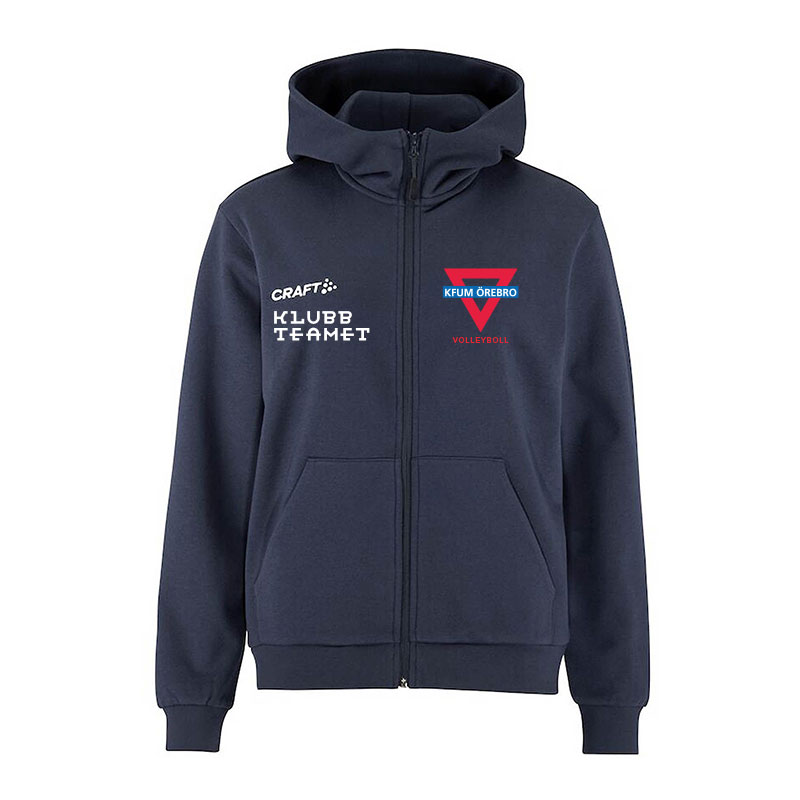 Craft Community 2.0 Zip Hoodie Dam (KFUM Volleyboll)