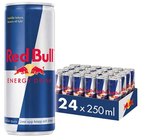 Red Bull Original 25cl – Energiboost för arbetsplats, byggbod & event