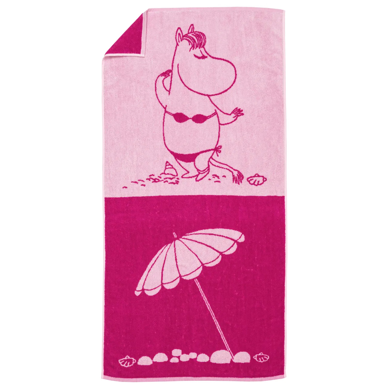 Mumin Badhandduk 70x140 cm - Snorkfröken Rosa