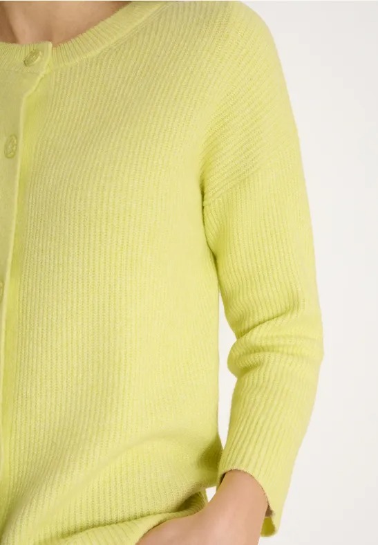 TOS Short Cardigan - Iced Yellow - Cecil - 5
