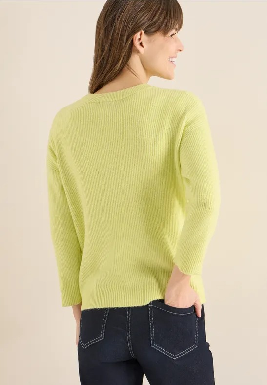 TOS Short Cardigan - Iced Yellow - Cecil