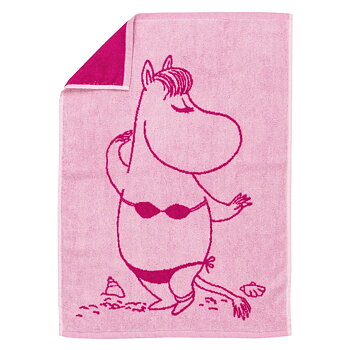 Mumin Handduk 50x70 cm - Snorkfröken Rosa
