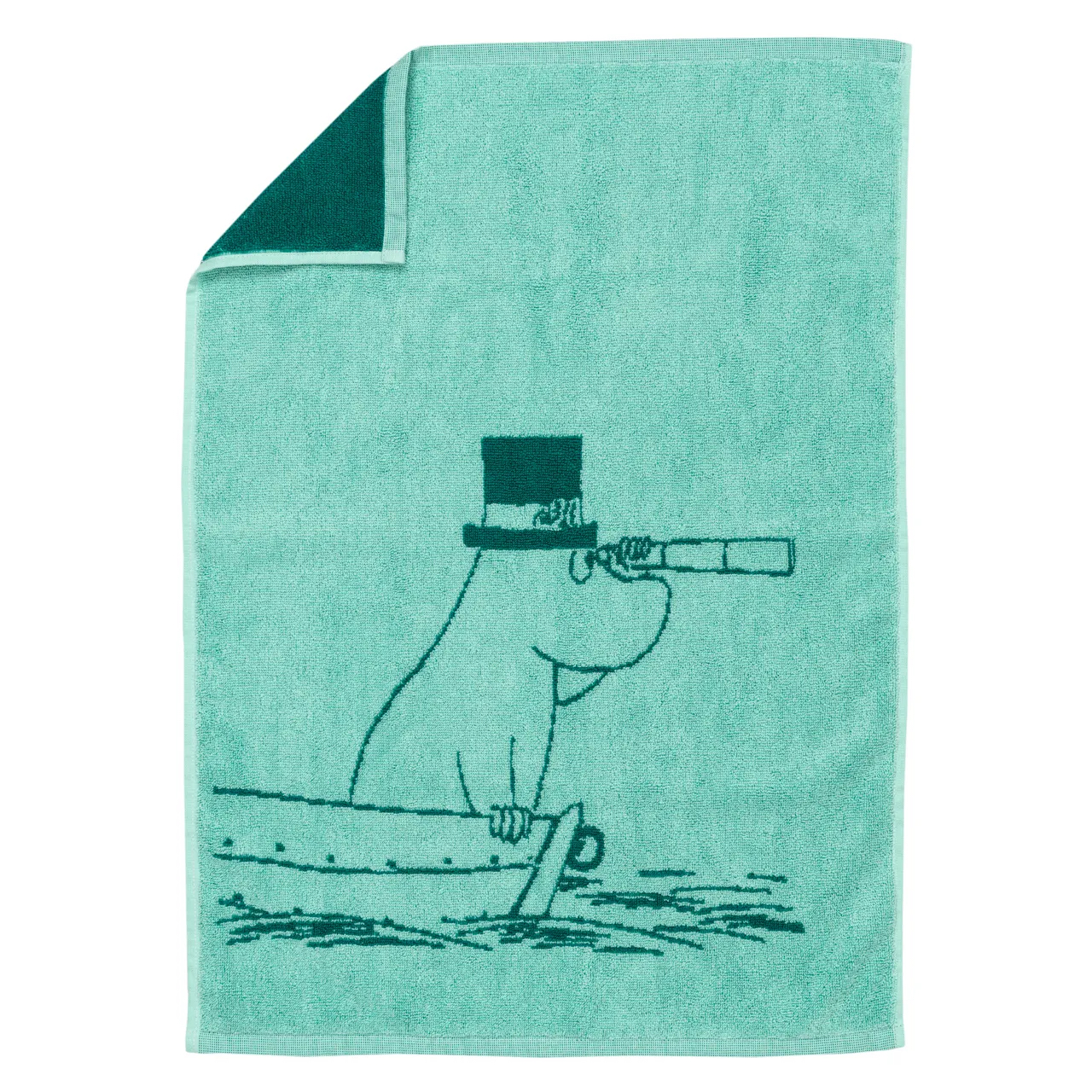 Moomin Towel 50x70 cm - Moominpappa Bluegreen