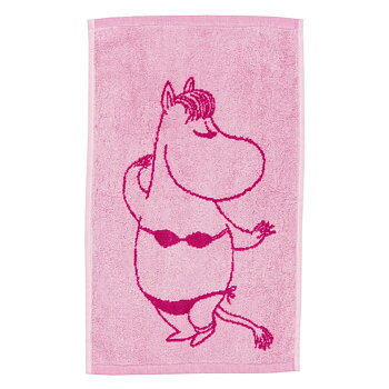 Mumin Handduk 30x50 cm - Snorkfröken Rosa