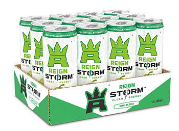 Reign Storm Kiwi Blend 35,5cl – sockerfri energi med naturligt koffein & vitaminer