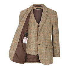 Harris Tweed Blakemore Blazer - White Sand