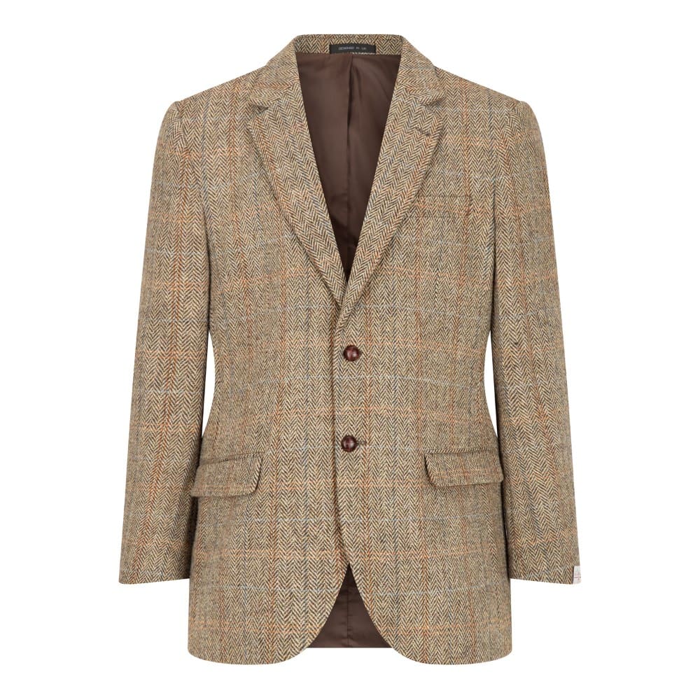 Harris Tweed Blakemore Blazer - White Sand - 2
