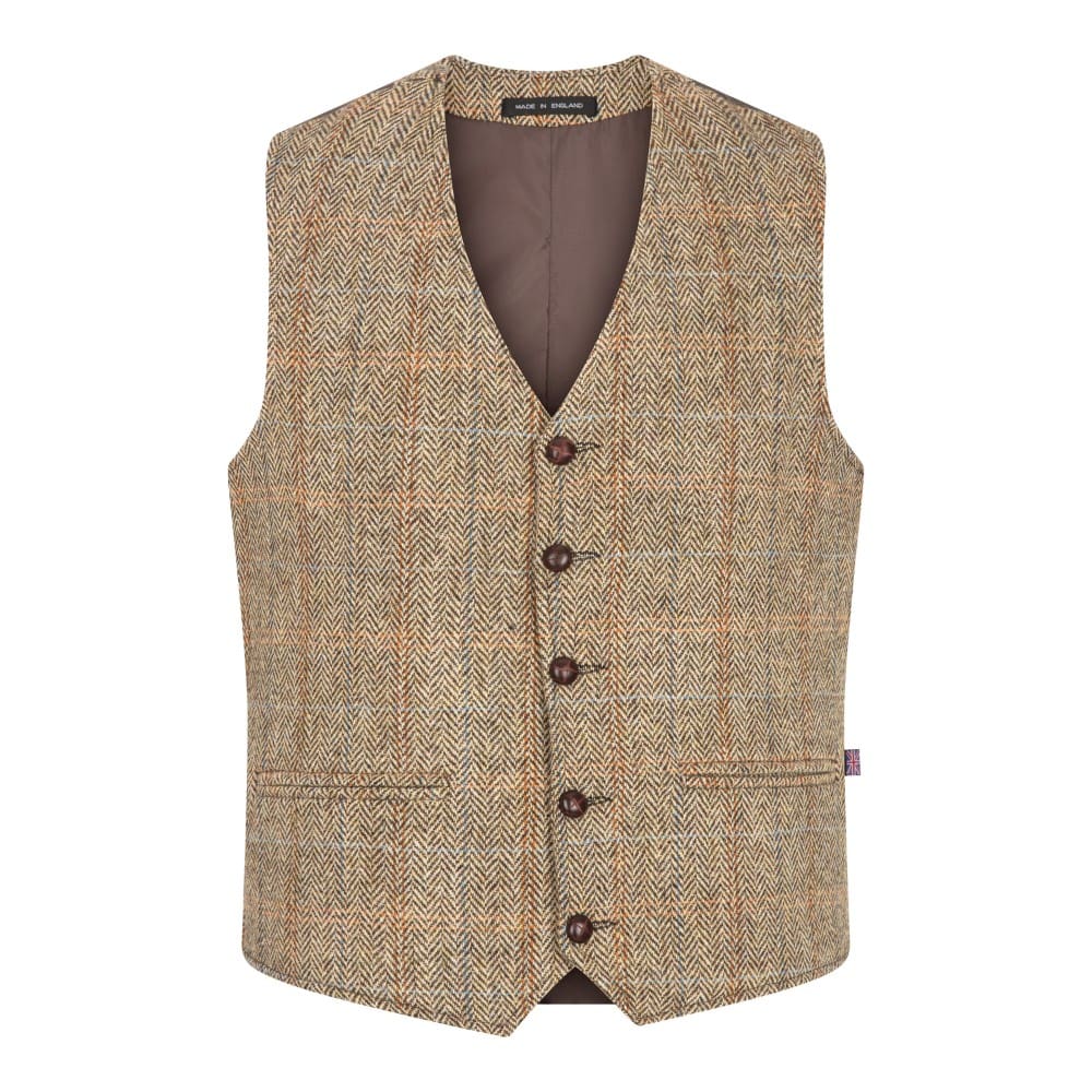 Harris Tweed Blakemore Blazer - White Sand - 5
