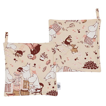  Mumin Grytlappar 22x22 cm  - Hemmaglädje (2-Pack)