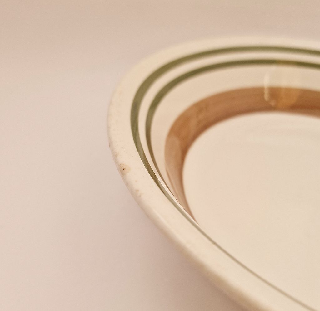 Formita bowl brown green off white - 2