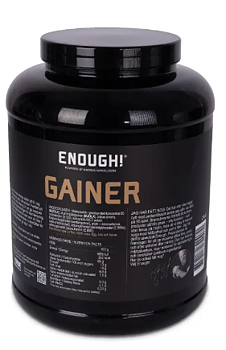 Gainer Choklad 2kg – Enough | Protein & kolhydrater för återhämtning och viktuppgång