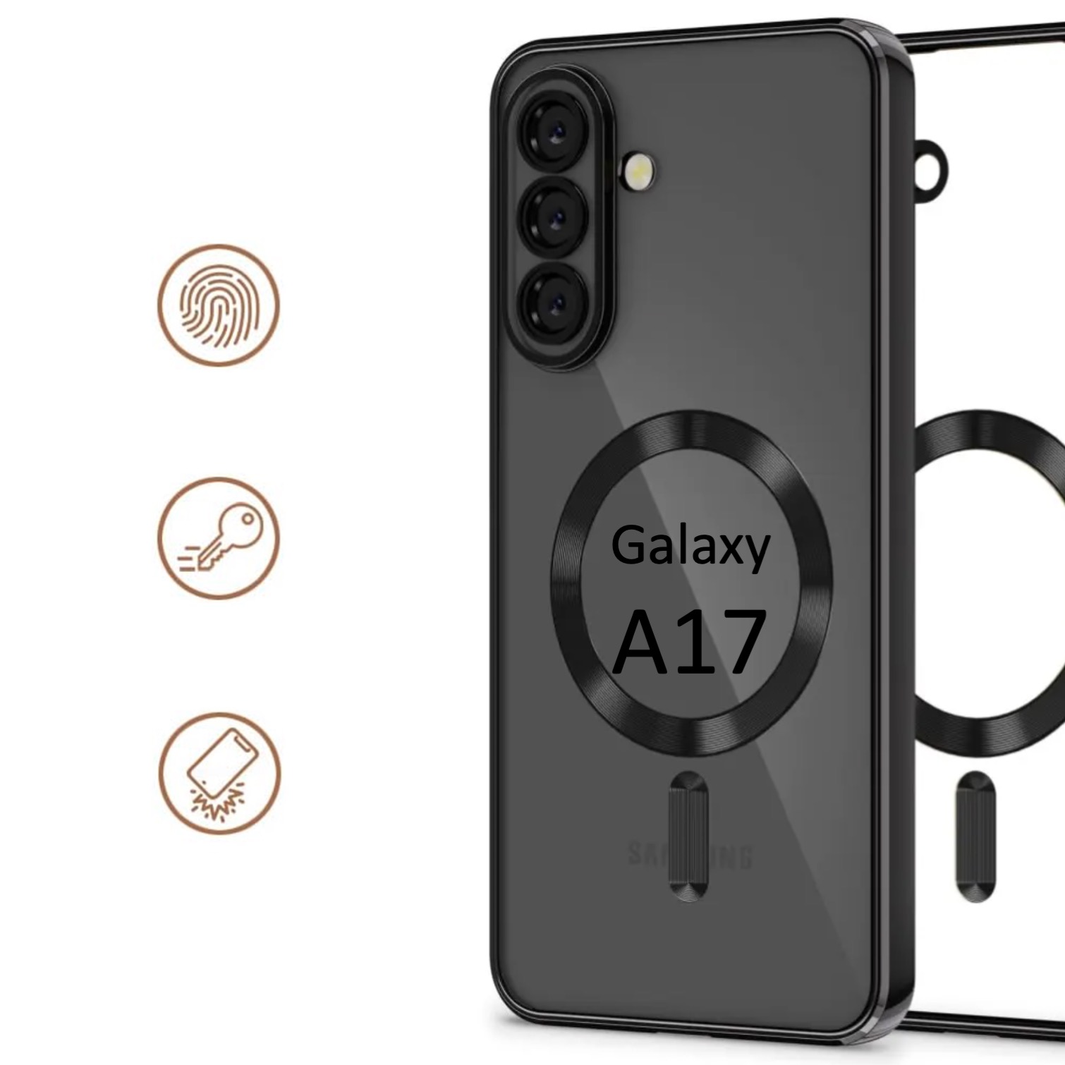 Samsung Galaxy A17 skal MagSafe
