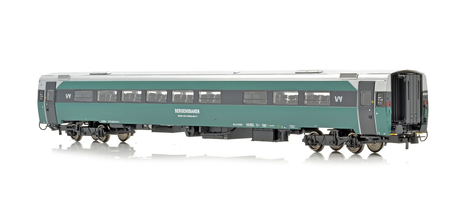 NMJ Topline+ VY B7-4 27007 2. Klasse Personvogn, m/ Interiørlys - 5