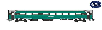 NMJ Topline+ VY B7-4 27024, 2. Klasse Personvogn, m/ interiørlys