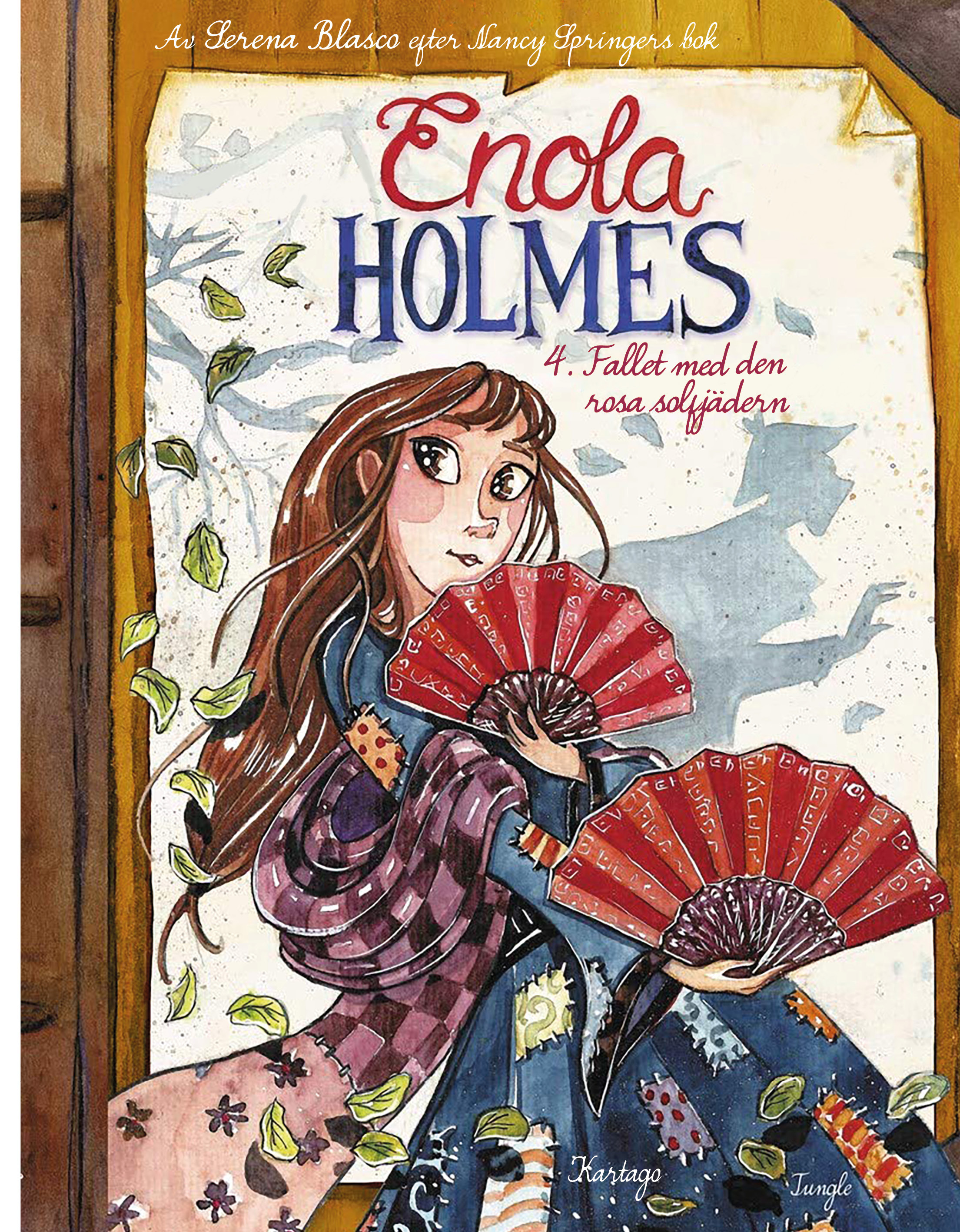 Enola Holmes 04: Fallet med den rosa solfjädern