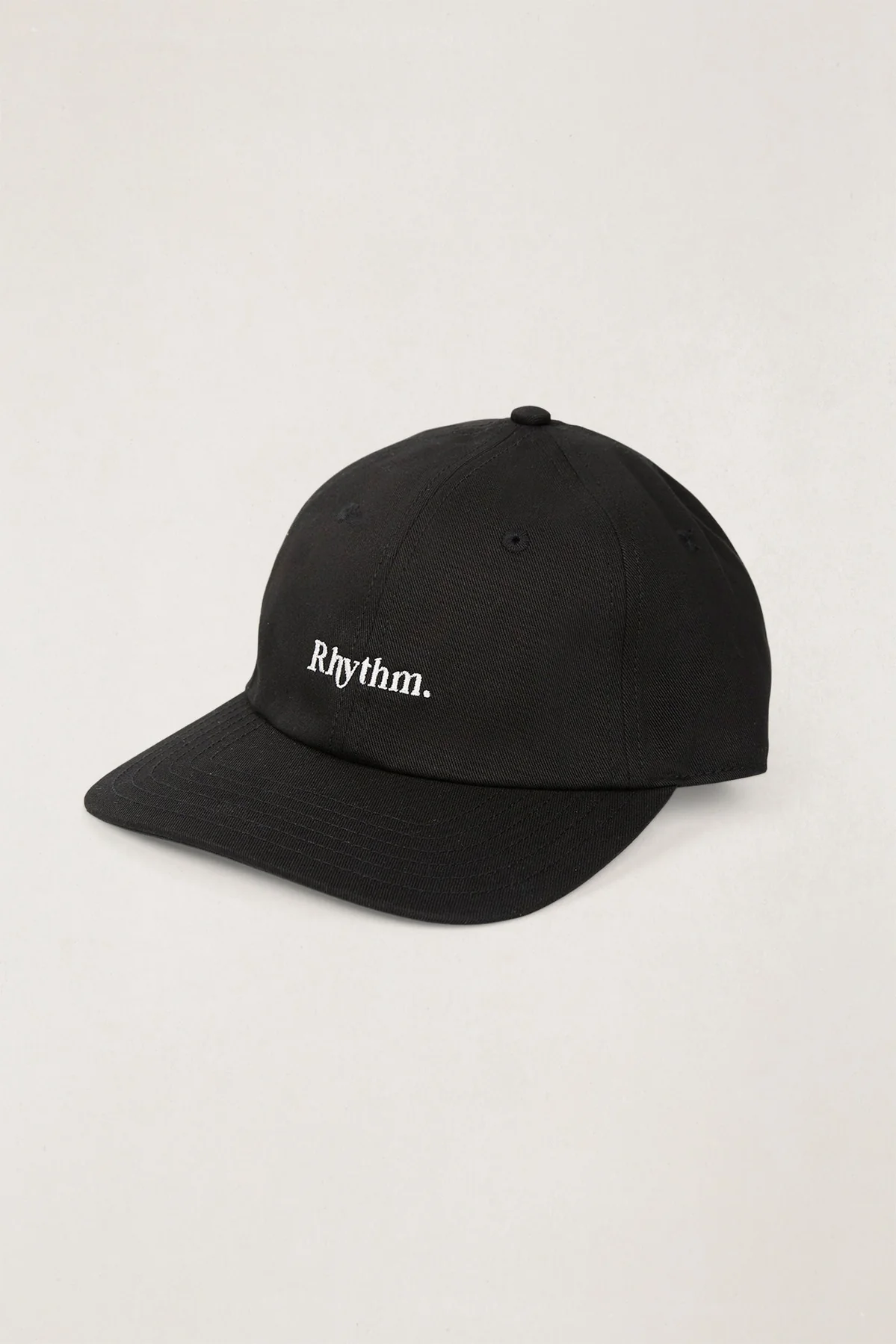 Rhythm keps Essential brushed twill black