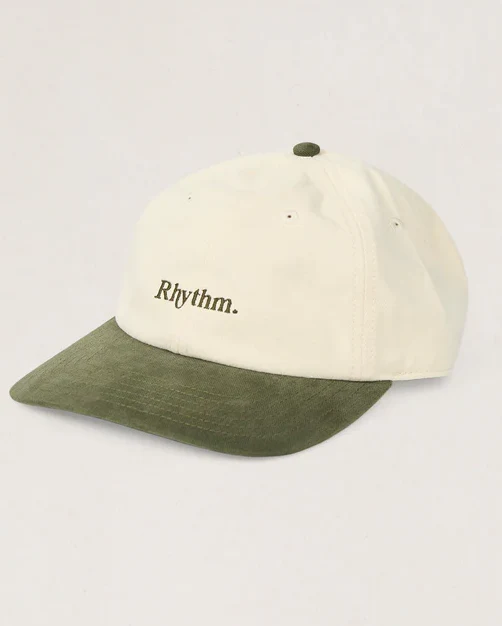 Rhythm keps Essential brushed twill stone