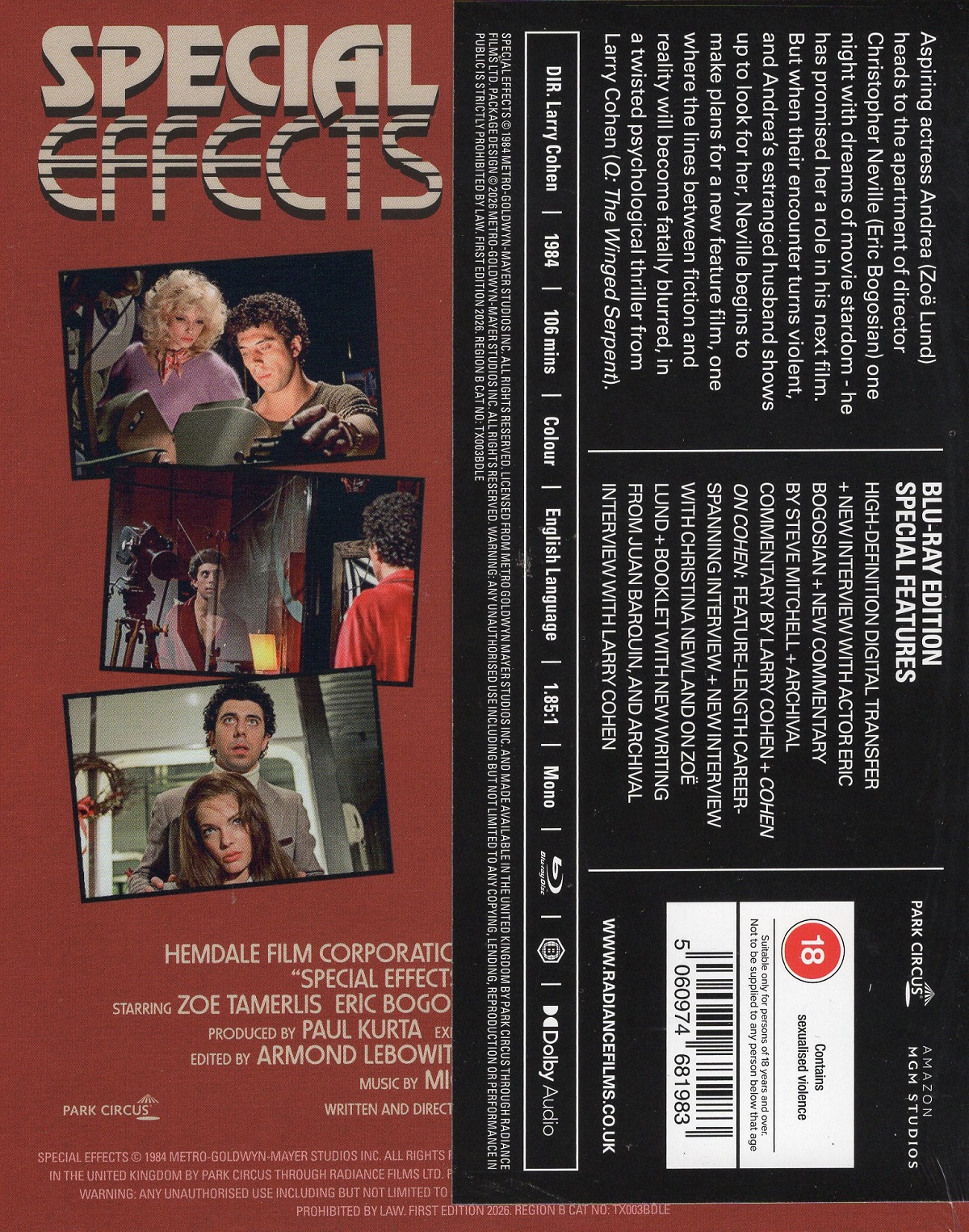 Special Effects (Limited Edition) (ej svensk text) (Blu-ray) - 2
