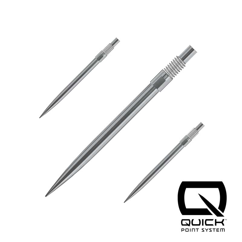 Harrows Silver Quick Points 30mm