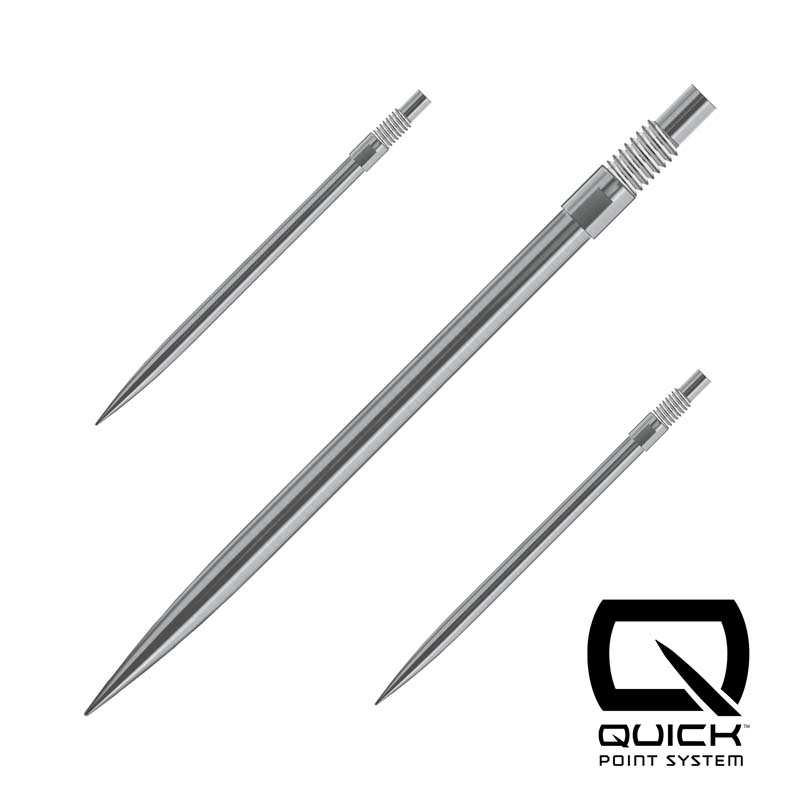 Harrows Silver Quick Points 40mm