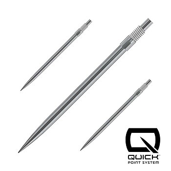 Harrows Silver Quick Points 40mm