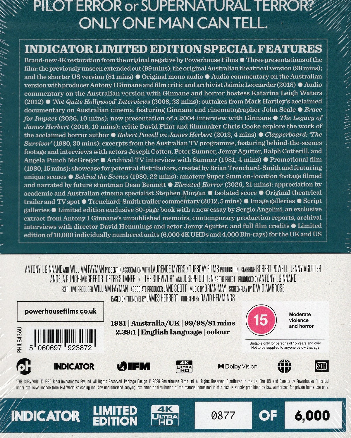 The Survivor (Limited Edition) (ej svensk text) (4K Ultra HD) - 2