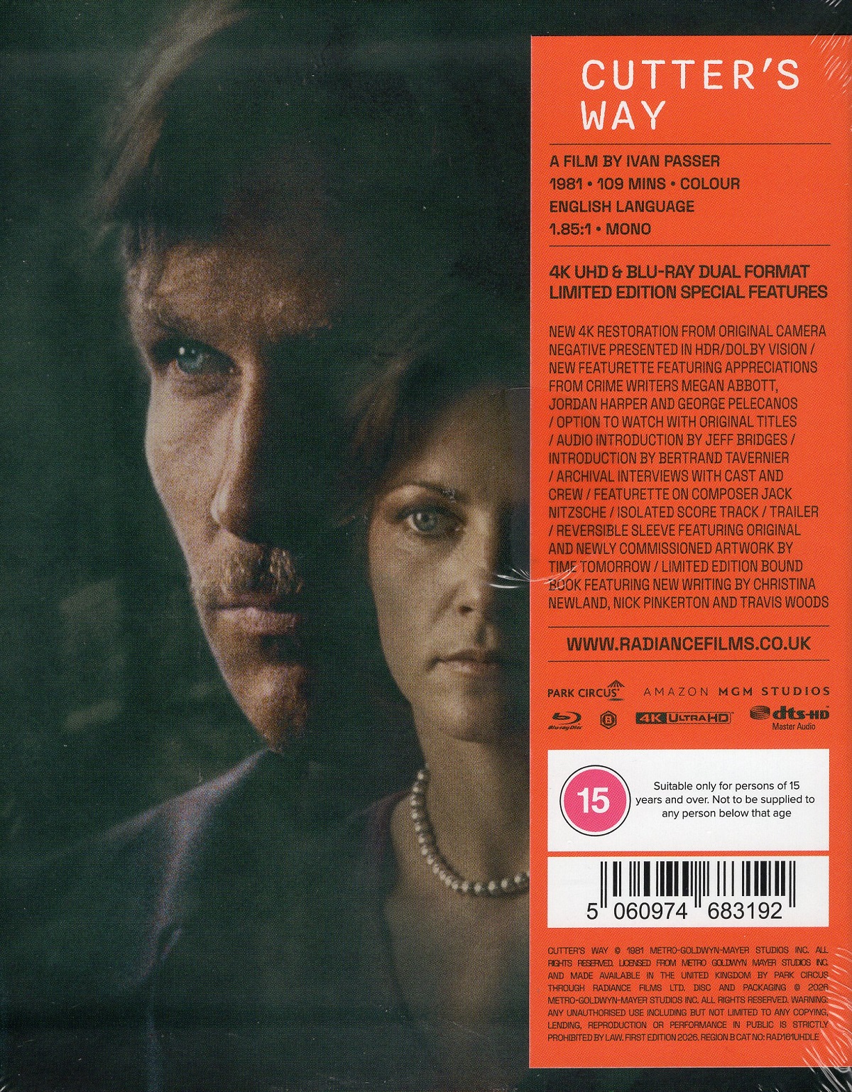 Cutter's Way (Limited Edition) (ej svensk text) (4K Ultra HD + Blu-ray) - 2