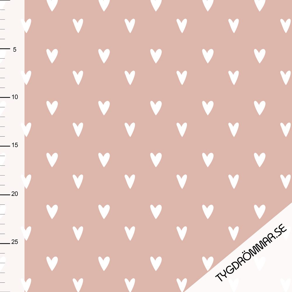 HEARTS RIBBAD - OLD PINK - 3