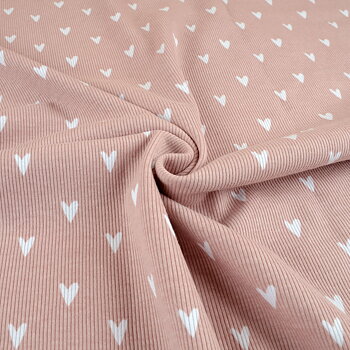 HEARTS RIBBAD - OLD PINK