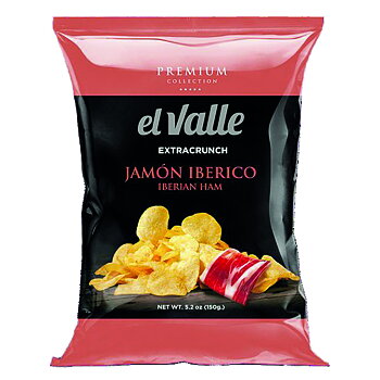 El Valle Potatischips Jamón Ibérico, smak av Ibéricoskinka, 150 g
