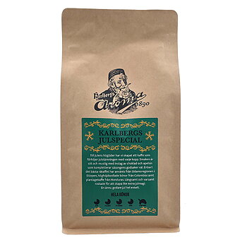 Karlbergs Julspecialkaffe Hela bönor, 400 g
