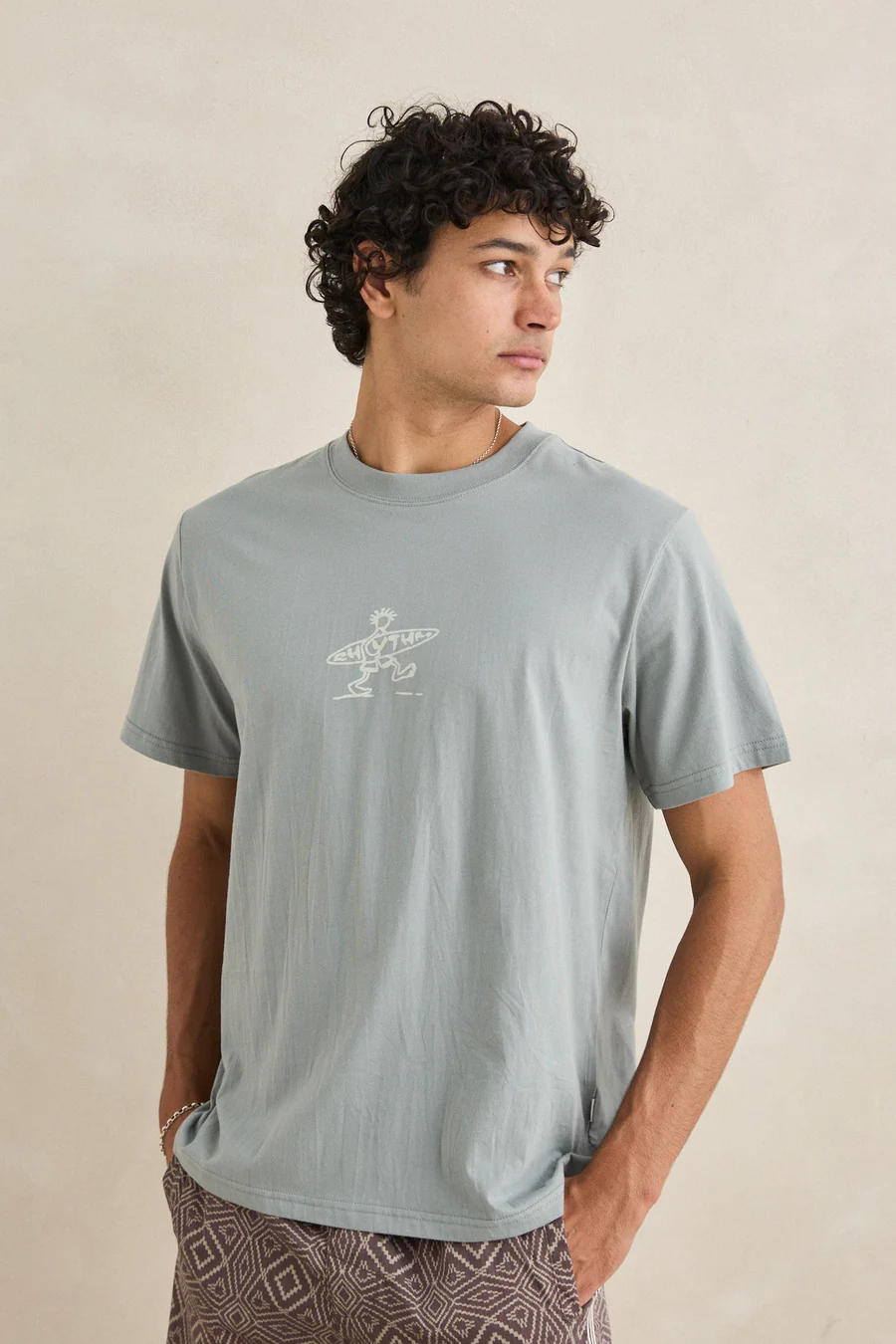 Rhythm t-shirt drifter seafoam - 5