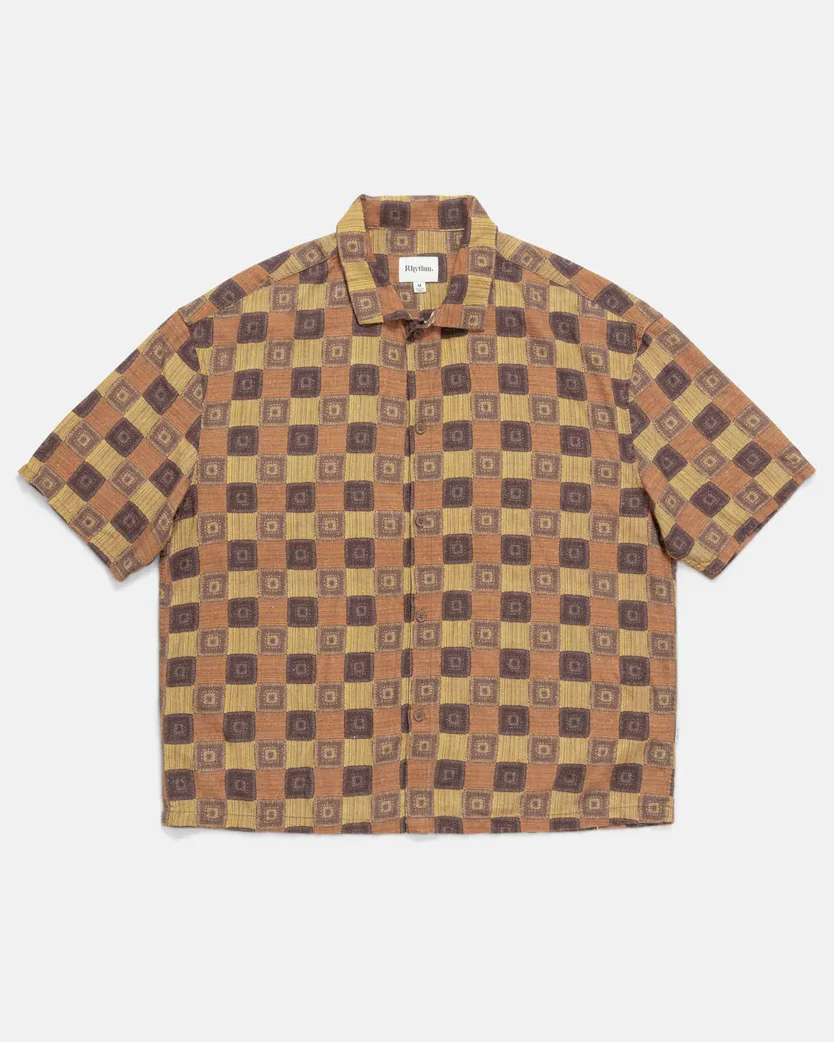 Rhythm skjorta Racket relaxed ochre