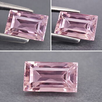 Mycket vacker naturlig rosa turmalin ädelsten