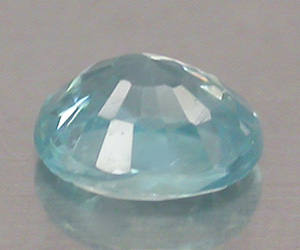Hermosa piedra preciosa de circón azul natural suelta de corte ovalado de 0,48 ct - 3