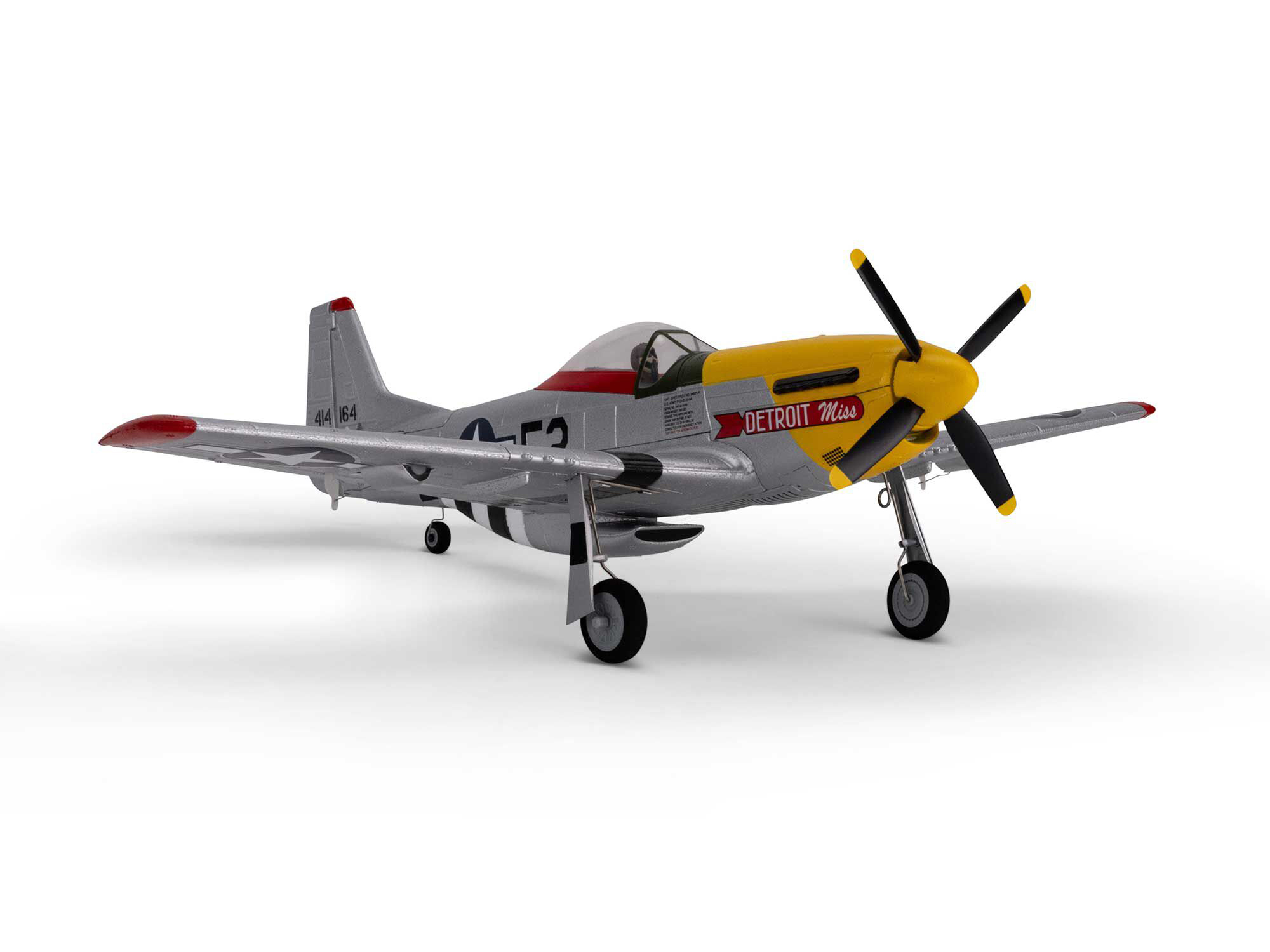 E-flite UMX P-51D Mustang Detroit Miss BNF Basic with AS3X and SAFE Select - 2