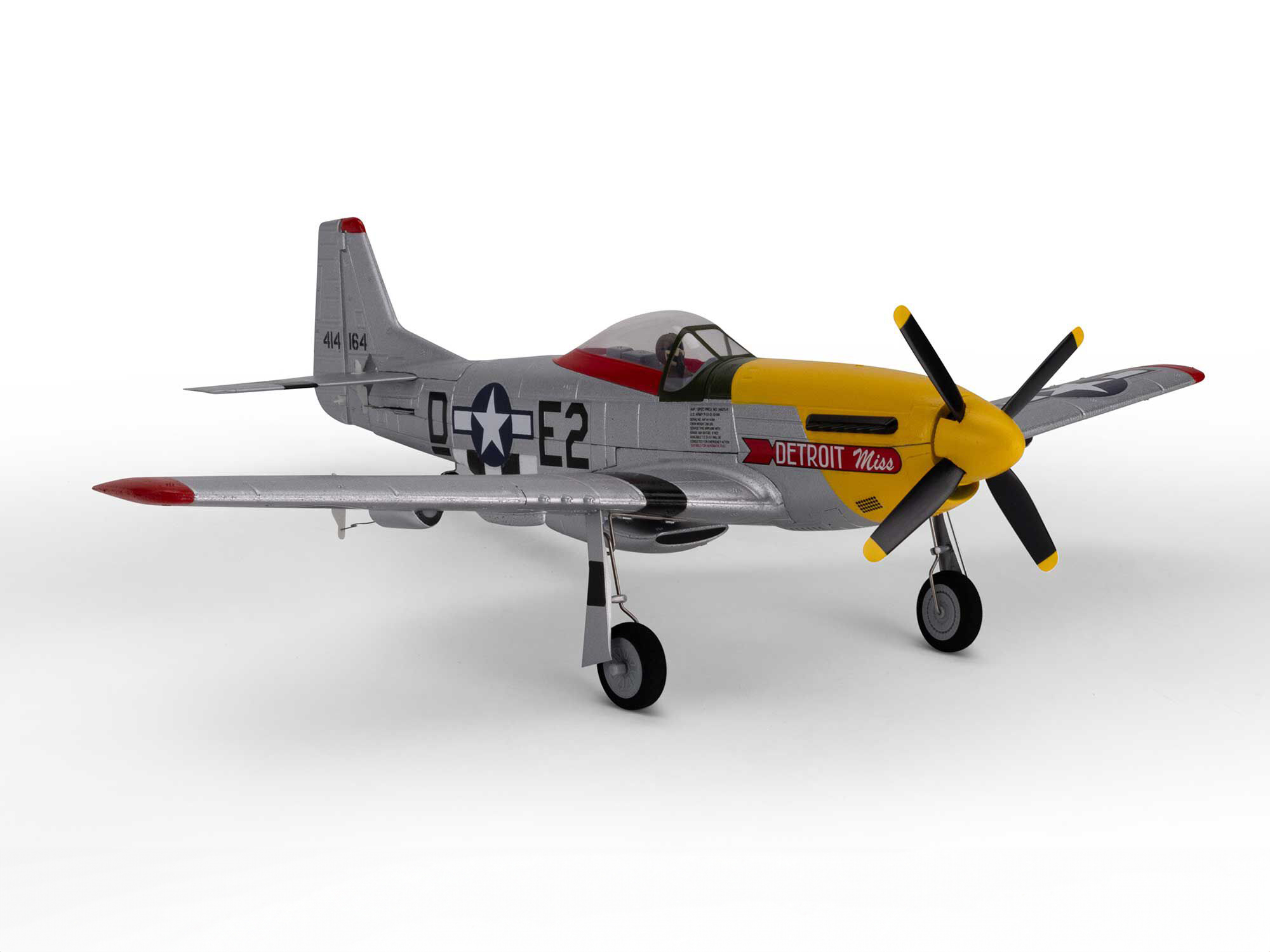 E-flite UMX P-51D Mustang Detroit Miss BNF Basic with AS3X and SAFE Select - 11