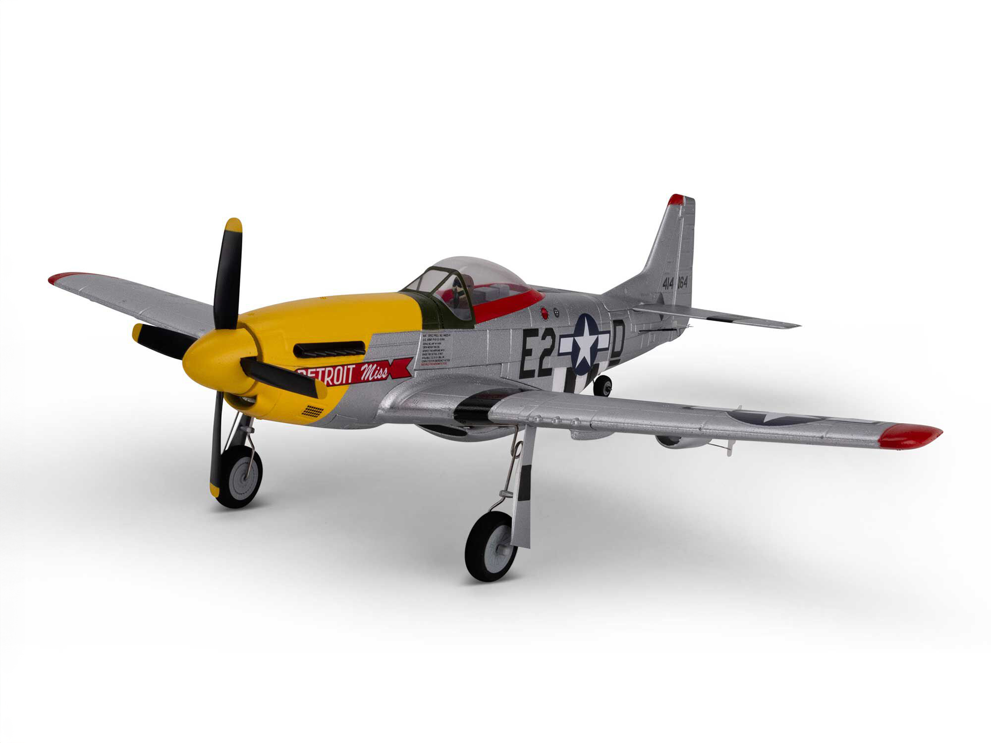 E-flite UMX P-51D Mustang Detroit Miss BNF Basic with AS3X and SAFE Select - 12