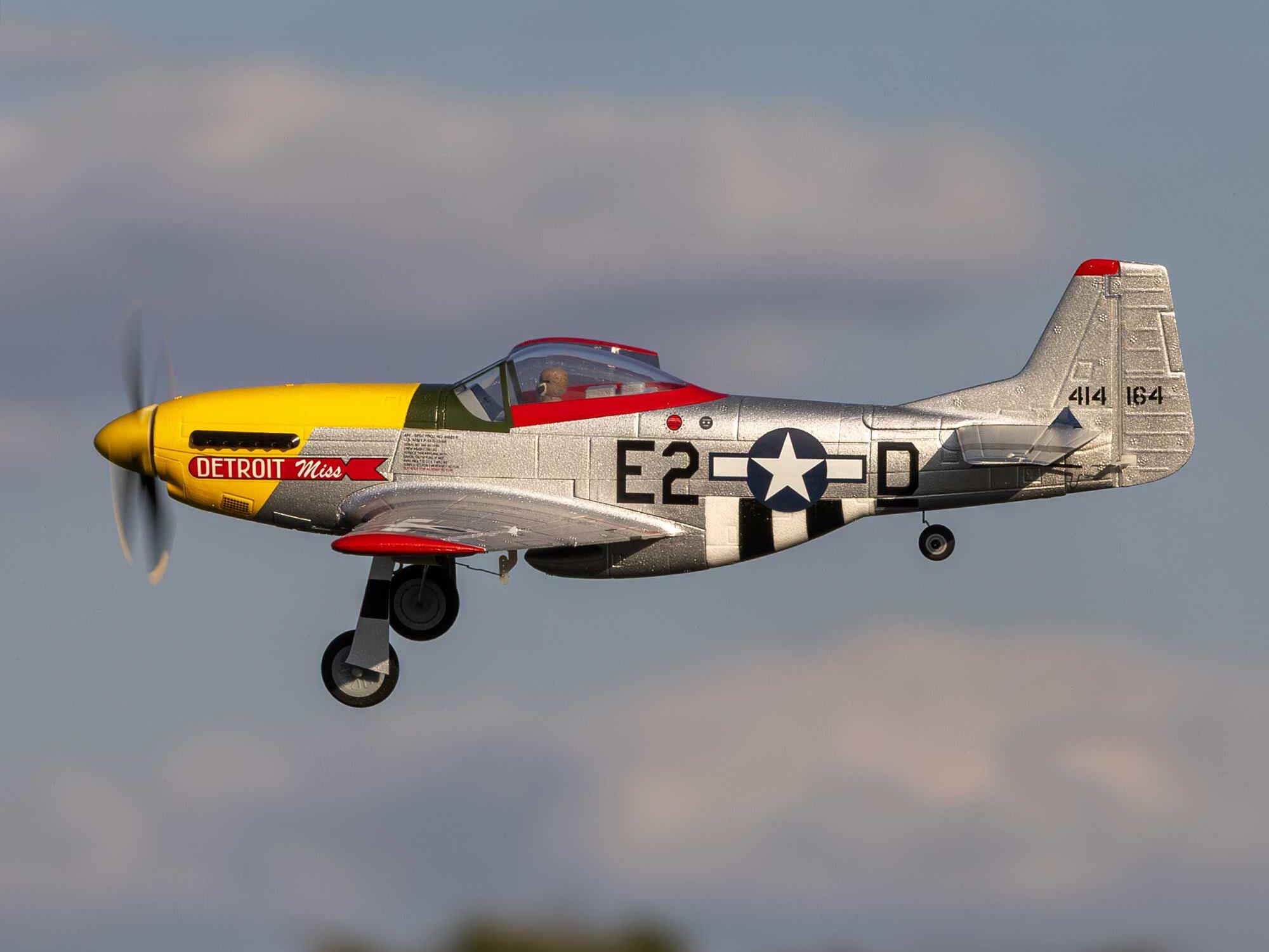 E-flite UMX P-51D Mustang Detroit Miss BNF Basic with AS3X and SAFE Select - 25