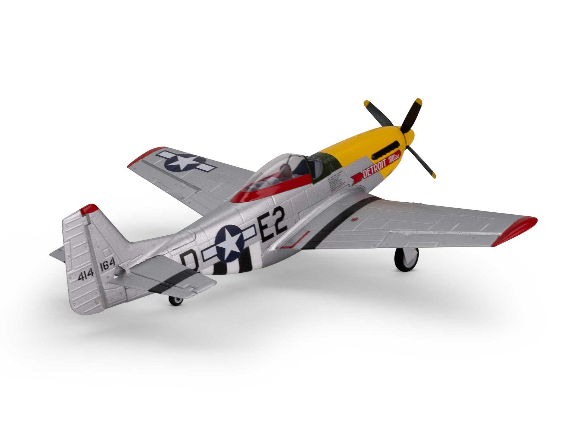 E-flite UMX P-51D Mustang Detroit Miss BNF Basic with AS3X and SAFE Select - 4