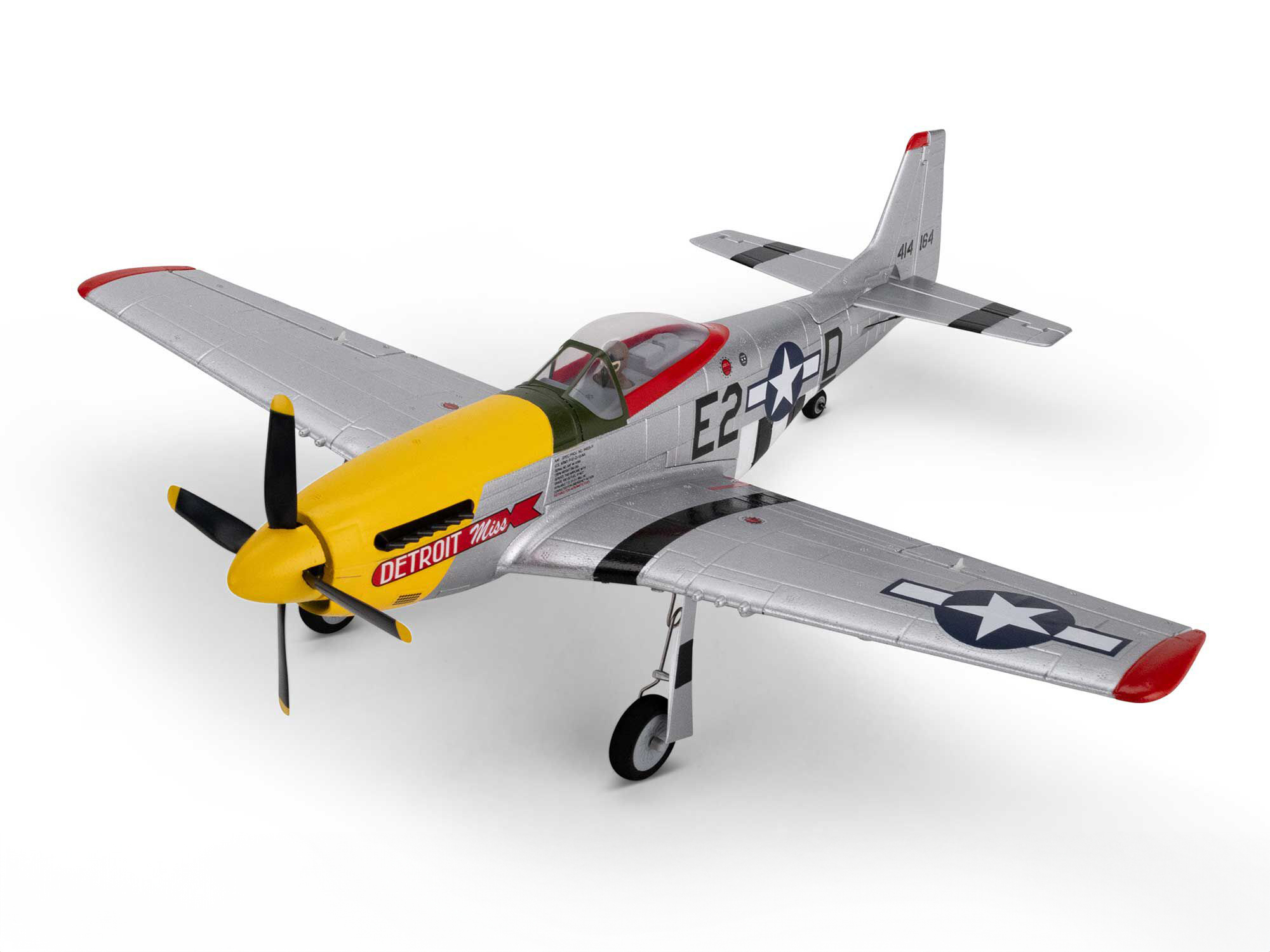 E-flite UMX P-51D Mustang Detroit Miss BNF Basic with AS3X and SAFE Select - 10