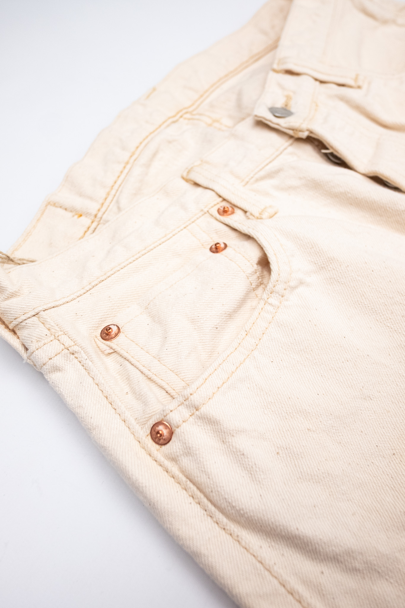 Fullcount - 0105EC Wide Ecru Selvedge Jeans - 4