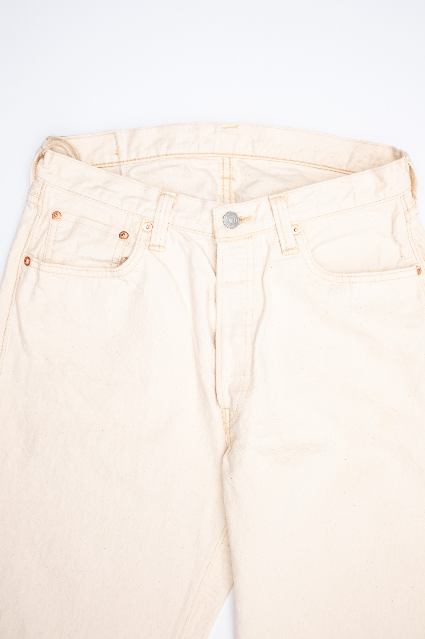 Fullcount - 0105EC Wide Ecru Selvedge Jeans - 3