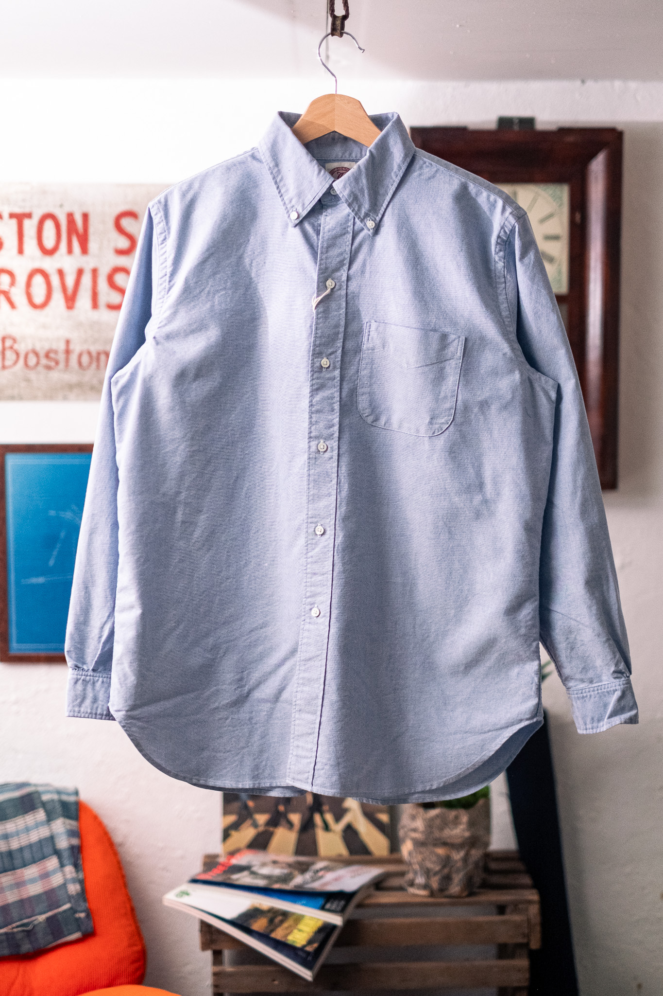 Fullcount - 4081 Good Old B.D Shirt Blue