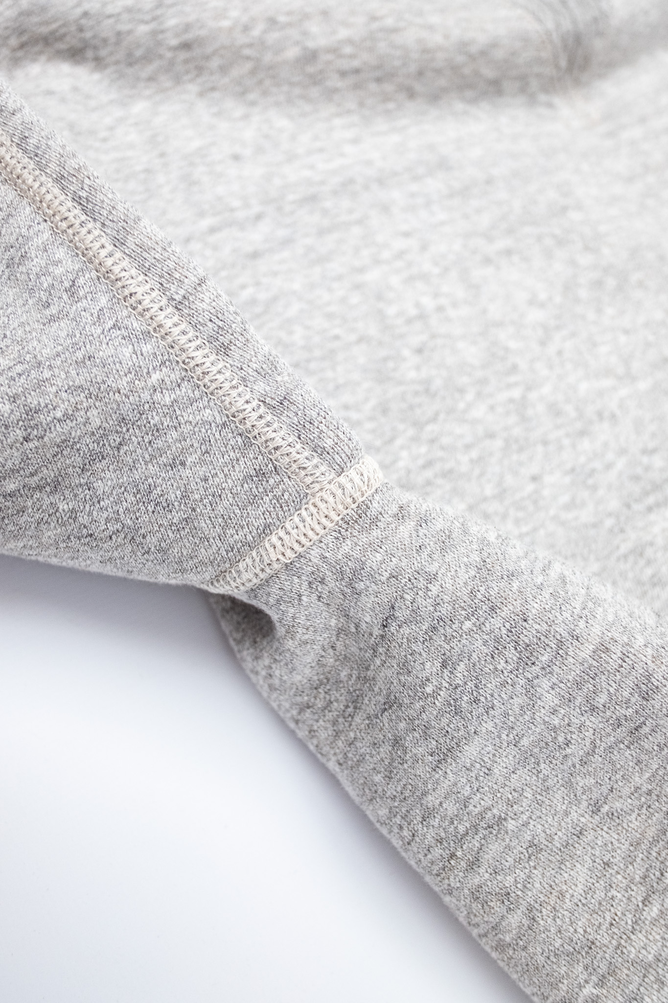 Fullcount - 3841 Double V Set In Sleeve Sweatshirt Heather Grey - 9